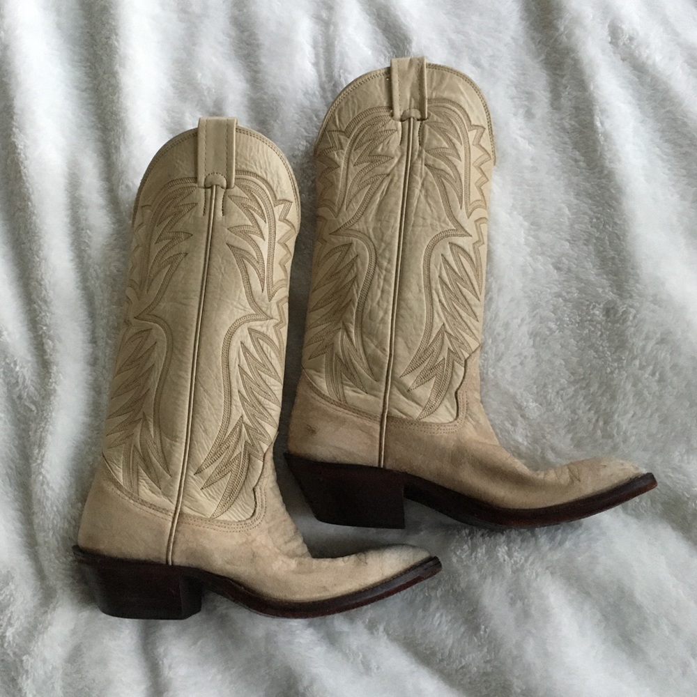 🚫SOLD🚫 Vintage Leather Nocona Cowboy Boots